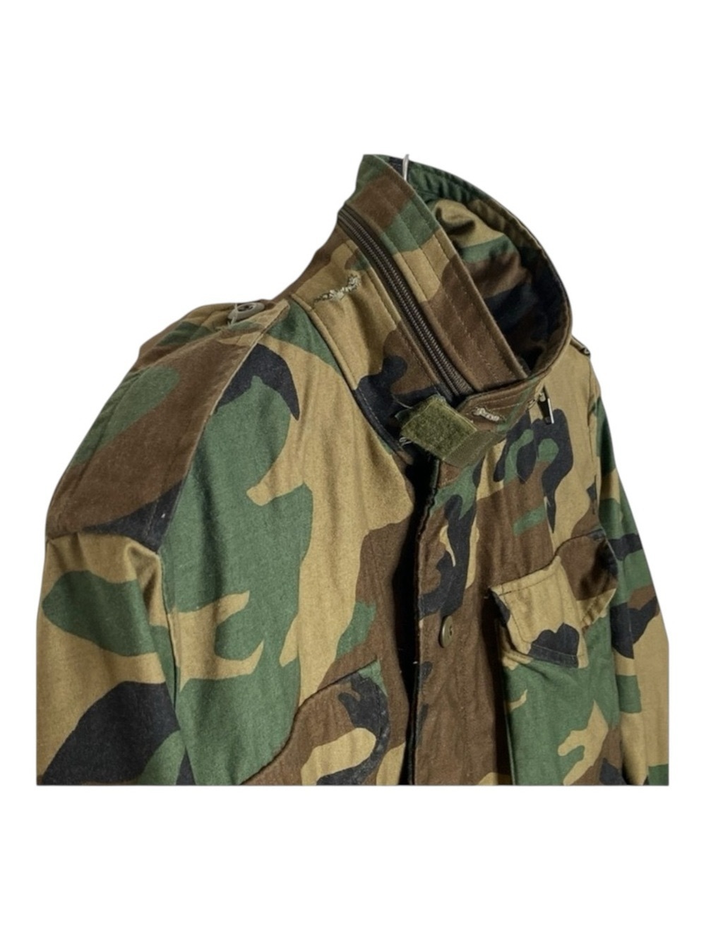 Vintage: Golden Mfg ☮︎︎ Military M65 Field Chore Jacket ☮︎︎ Army Camo Green ☮︎︎ - Picture 5 of 16